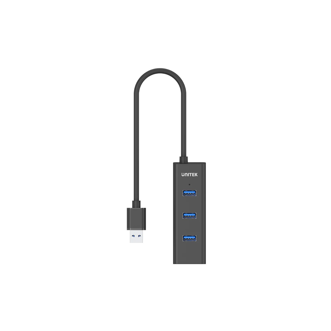 موزع USB 3.0 من Unitek Y-3089V مزود بأربعة منافذ موزع USB 3.0 من Unitek Y-3089V مزود بأربعة منافذ